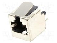 Connector: RJ45; socket; PIN: 8; Layout: 8p8c; Press-Fit; straight 