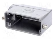 Enclosure: for HDC connectors; Han® HMC; size 16B; for cable HARTING