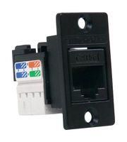 RJ45 CONN, JACK, 8P8C, 1PORT, PANEL