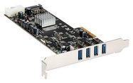 CARD, 4PORT PCI-EX, USB 3.0