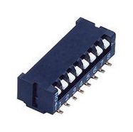 DIP SWITCH, PIANO, 8PST-NO, 0.1A/6V, SMD