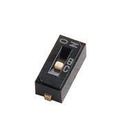 DIP SWITCH, SPST-NO, 0.1A, 6VDC, SMD