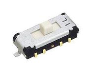 SLIDE SWITCH, DP3T, 0.1A, 12VDC, SMD