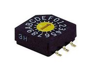 ROTARY CODE SWITCH, BCH COMP, 0.1A, 5VDC