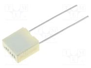 Capacitor: polyester; 470nF; 40VAC; 63VDC; 5mm; ±5%; 7.2x3.5x7.5mm KEMET