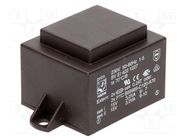 Transformer: encapsulated; 6VA; 230VAC; 15V; 15V; 200mA; 200mA; PCB HAHN