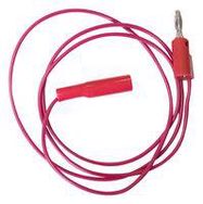 MINIGATOR CLIP-4MM BANANA PLUG, RED, 24"