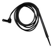 TEST PROBE-4MM R/A BANANA PLUG, BLK, 48"