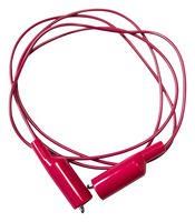 TEST LEAD, ALLIGATOR CLIP, RED, 48"