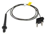 TEST PROBE-4MM DBL BANANA PLUG, BLK, 48"