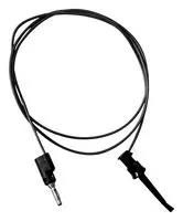 MINI PLUNGER-4MM BANANA PLUG, BLK, 24"