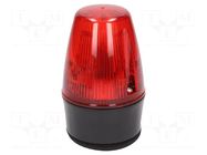 Signaller: lighting; continuous light,blinking light; red; IP65 MOFLASH SIGNALLING