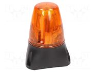 Signaller: lighting-sound; 20÷30VDC; 20÷30VAC; LED x8; orange MOFLASH SIGNALLING