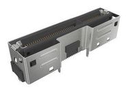 CARD EDGE CONN, DUAL, 84POS, SMT