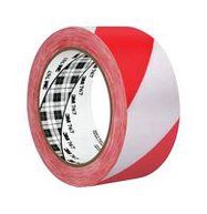 TAPE, WARNING, 33M X 50MM, RED/WHITE