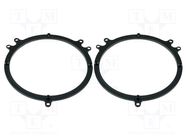 Speaker frame; 165mm; Audi; Audi A3 1994->2003; 2pcs. PER.PIC.