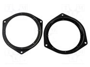 Speaker frame; 120mm; Opel; Opel Astra G 1998->; 2pcs. 4CARMEDIA