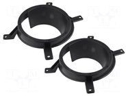 Speaker frame; 165mm; Volvo; Volvo S60 2001->2009; 2pcs. 4CARMEDIA