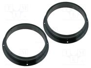 Speaker frame; 200mm; Audi; Audi A4 2009->; Audi A4 front doors PER.PIC.