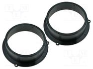 Speaker frame; 165mm; Audi; Audi A4 2009->; Audi A4 rear doors PER.PIC.