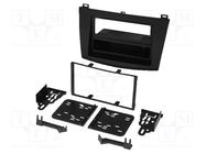 Radio frame; Mazda; 2 DIN; black METRA