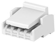 CONNECTOR HOUSING, RCPT, 4POS, 1.25MM