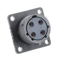 CIRCULAR CONN, RCPT, 4POS, PCB