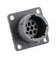 CIRCULAR CONN, RCPT, 10POS, CRIMP