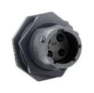 CIRCULAR CONN, RCPT, 4POS, SCREW