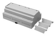 ENCLOSURE, PC, DIN RAIL, LIGHT GREY