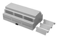 ENCLOSURE, PC, DIN RAIL, LIGHT GREY