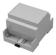 ENCLOSURE, PC, DIN RAIL, LIGHT GREY