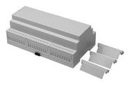 ENCLOSURE, PC, DIN RAIL, LIGHT GREY