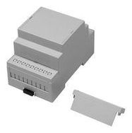 ENCLOSURE, PC, DIN RAIL, LIGHT GREY