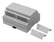 ENCLOSURE, PC, DIN RAIL, LIGHT GREY