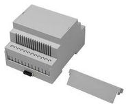 ENCLOSURE, PC, DIN RAIL, LIGHT GREY