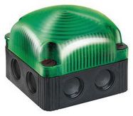 BEACON, LED, DOUBLE FLASH, GREEN, 12VDC