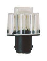 LED BULB, BA15D, 24VAC/DC, 45MA, GREEN