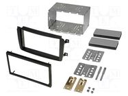 Radio frame; Mercedes; 2 DIN; black ACV