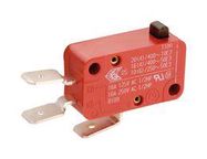 MICROSWITCH, SPST-NO, 20A, 400VAC, 3.8N