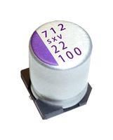 CAP, 47UF, 80V, ALU ELEC SMD, POLYMER