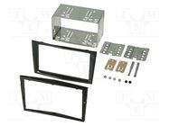 Radio frame; Opel; 2 DIN; stealth-black ACV