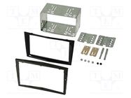 Radio frame; Opel; 2 DIN; black gloss ACV