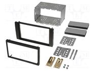 Radio frame; Ford; 2 DIN; black ACV