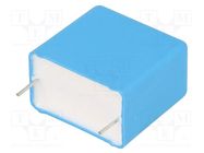 Capacitor: polypropylene; X2; 1uF; 13.5x23x26mm; THT; ±20%; 22.5mm KEMET