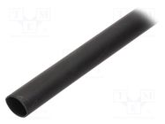 Heat shrink sleeve; glued; 2.7: 1; 50mm; L: 1m; black; -55÷110°C 3M