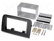 Radio frame; Fiat; 2 DIN; black ACV