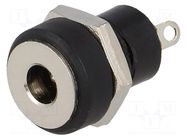 Connector: DC supply; socket; male; 500mA; soldering; 3.4/1.4mm LUMBERG