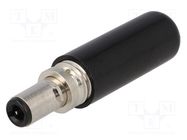 Connector: DC supply; plug; female; 5.5/2.5mm; with lock; 1A; 12VDC LUMBERG