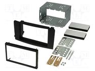 Radio frame; Mercedes; 2 DIN; black ACV